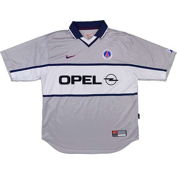 Camiseta Paris Saint Germain 2ª Retro 2000 Gris